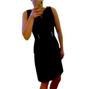Tahari Black Sleeveless Dress